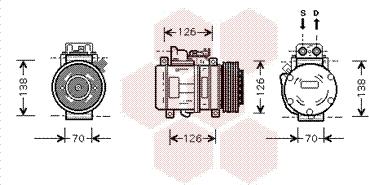 Van Wezel 3000K084 - Kompressor, Klimaanlage alexcarstop-ersatzteile.com