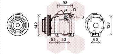 Van Wezel 3200K219 - Kompressor, Klimaanlage alexcarstop-ersatzteile.com