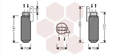 Van Wezel 3700D164 - Trockner, Klimaanlage alexcarstop-ersatzteile.com