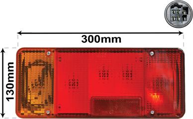 Van Wezel 2810925 - Heckleuchte alexcarstop-ersatzteile.com