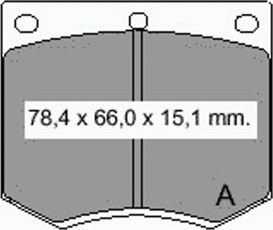 VEMA 830810 - Bremsbelagsatz, Scheibenbremse alexcarstop-ersatzteile.com