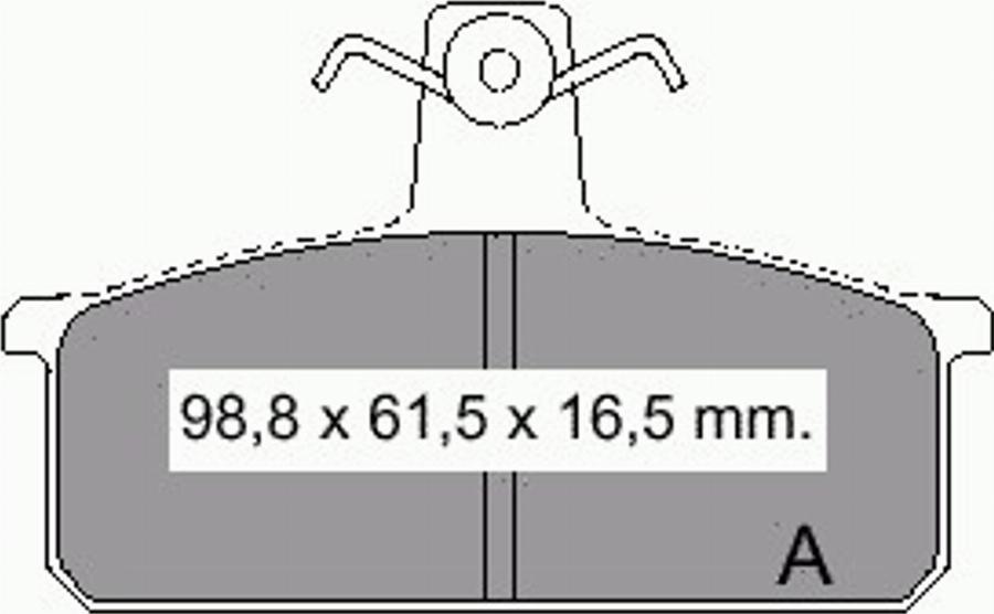 VEMA 831910 - Bremsbelagsatz, Scheibenbremse alexcarstop-ersatzteile.com