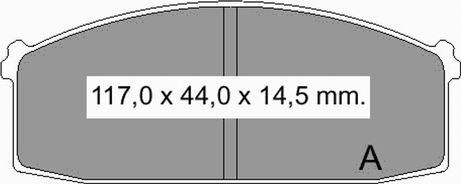 VEMA 832370 - Bremsbelagsatz, Scheibenbremse alexcarstop-ersatzteile.com