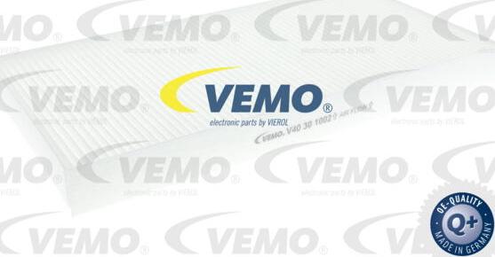 Vemo V40-30-1002 - Filter, Innenraumluft alexcarstop-ersatzteile.com