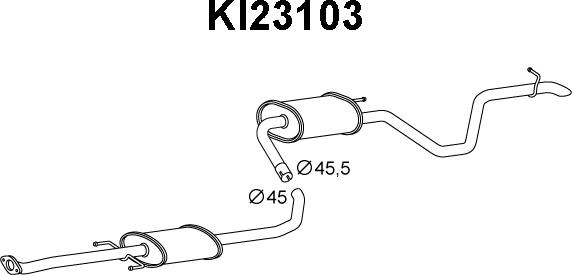 Veneporte KI23103 - Endschalldämpfer alexcarstop-ersatzteile.com