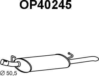 Veneporte OP40245 - Endschalldämpfer alexcarstop-ersatzteile.com