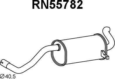 Veneporte RN55782 - Endschalldämpfer alexcarstop-ersatzteile.com