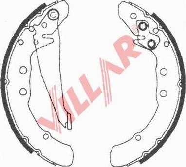 Villar 629.0504 - Bremsbackensatz alexcarstop-ersatzteile.com