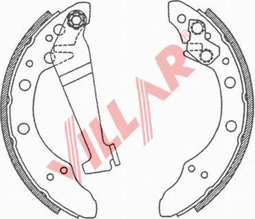 Villar 629.0503 - Bremsbackensatz alexcarstop-ersatzteile.com