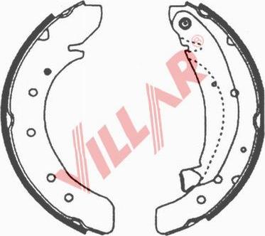 Villar 629.0626 - Bremsbackensatz alexcarstop-ersatzteile.com