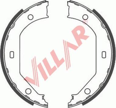 Villar 629.0810 - Bremsbackensatz, Feststellbremse alexcarstop-ersatzteile.com