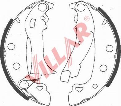 Villar 629.0767 - Bremsbackensatz alexcarstop-ersatzteile.com