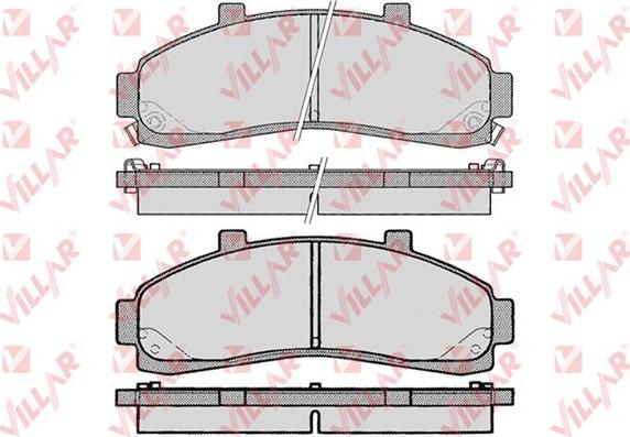 Triscan 28BK579 - Bremsbelagsatz, Scheibenbremse alexcarstop-ersatzteile.com