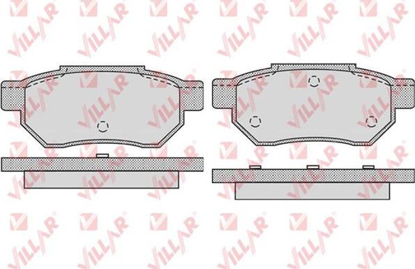 Villar 626.0928 - Bremsbelagsatz, Scheibenbremse alexcarstop-ersatzteile.com