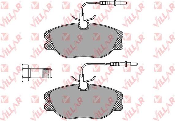 Villar 626.0498 - Bremsbelagsatz, Scheibenbremse alexcarstop-ersatzteile.com