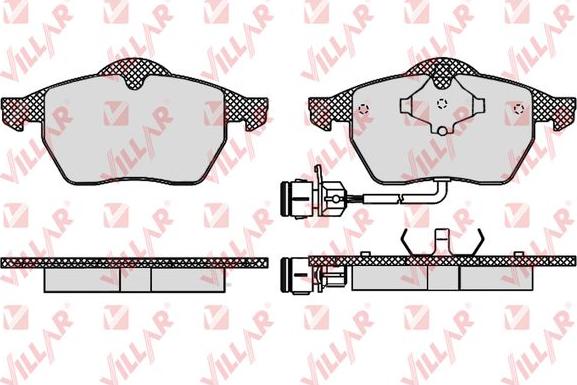 Villar 626.0453 - Bremsbelagsatz, Scheibenbremse alexcarstop-ersatzteile.com