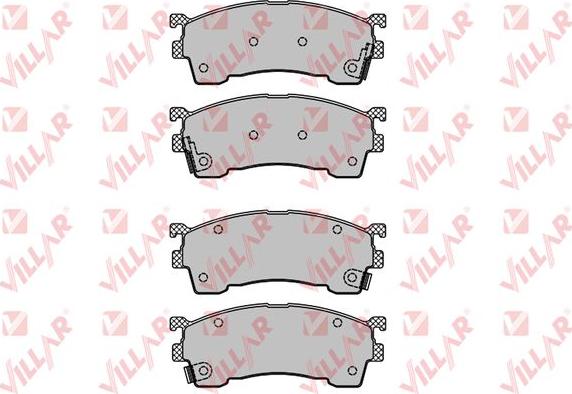 Villar 626.0559 - Bremsbelagsatz, Scheibenbremse alexcarstop-ersatzteile.com