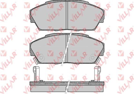 Villar 626.0555 - Bremsbelagsatz, Scheibenbremse alexcarstop-ersatzteile.com