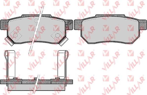 Villar 626.0506 - Bremsbelagsatz, Scheibenbremse alexcarstop-ersatzteile.com