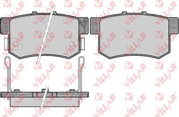 Villar 626.0508 - Bremsbelagsatz, Scheibenbremse alexcarstop-ersatzteile.com