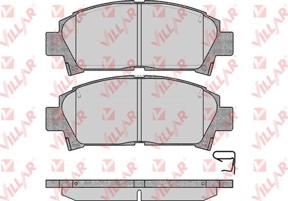 Villar 626.0573 - Bremsbelagsatz, Scheibenbremse alexcarstop-ersatzteile.com