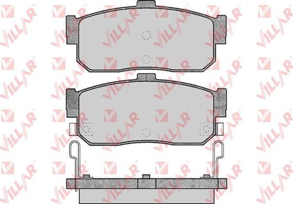 Villar 626.0602 - Bremsbelagsatz, Scheibenbremse alexcarstop-ersatzteile.com