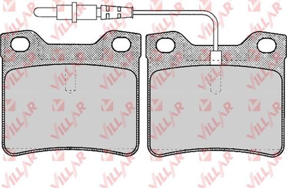 Villar 626.0623 - Bremsbelagsatz, Scheibenbremse alexcarstop-ersatzteile.com