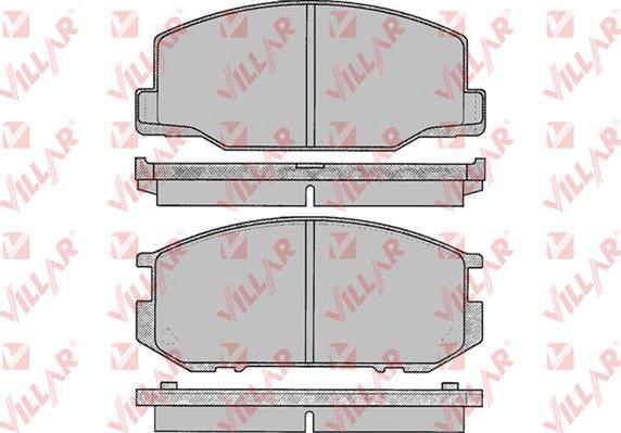 Villar 626.0064 - Bremsbelagsatz, Scheibenbremse alexcarstop-ersatzteile.com