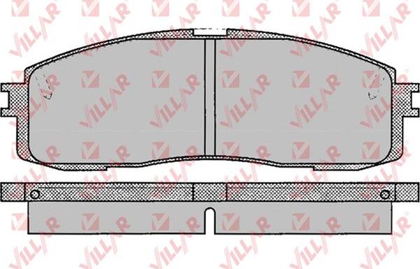 Villar 626.0066 - Bremsbelagsatz, Scheibenbremse alexcarstop-ersatzteile.com