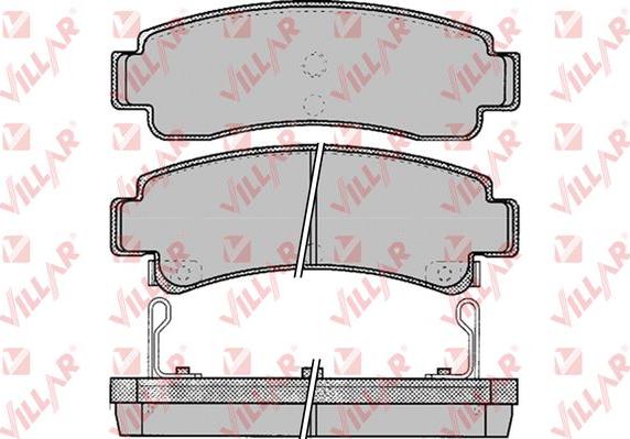 Villar 626.0088 - Bremsbelagsatz, Scheibenbremse alexcarstop-ersatzteile.com