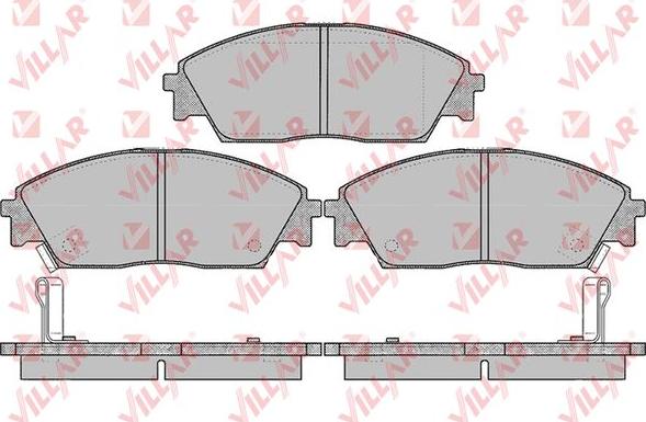 Villar 626.0071 - Bremsbelagsatz, Scheibenbremse alexcarstop-ersatzteile.com