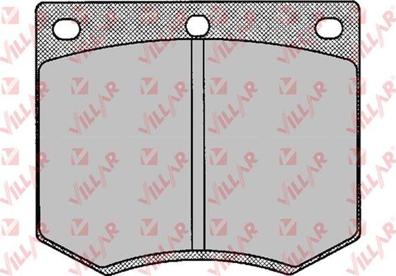 Villar 626.0126 - Bremsbelagsatz, Scheibenbremse alexcarstop-ersatzteile.com