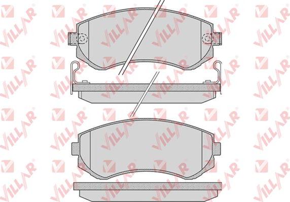 Villar 626.0856 - Bremsbelagsatz, Scheibenbremse alexcarstop-ersatzteile.com