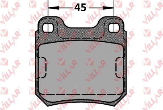 Villar 626.0334 - Bremsbelagsatz, Scheibenbremse alexcarstop-ersatzteile.com