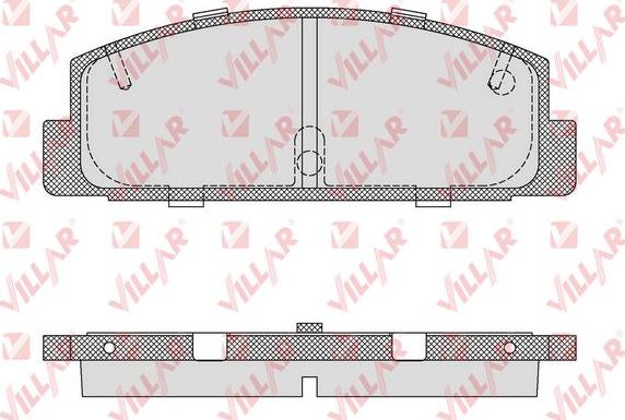 Villar 626.0336 - Bremsbelagsatz, Scheibenbremse alexcarstop-ersatzteile.com