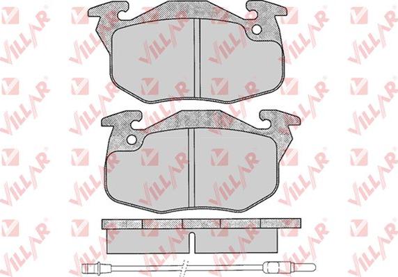 Villar 626.0271 - Bremsbelagsatz, Scheibenbremse alexcarstop-ersatzteile.com