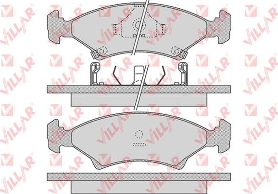 Valeo 597313 - Bremsbelagsatz, Scheibenbremse alexcarstop-ersatzteile.com