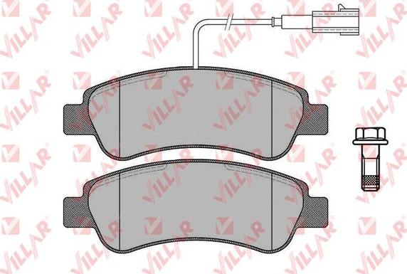 Villar 626.1902 - Bremsbelagsatz, Scheibenbremse alexcarstop-ersatzteile.com