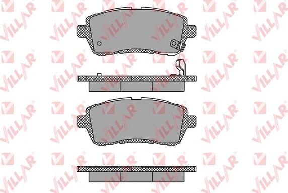 Villar 626.1464 - Bremsbelagsatz, Scheibenbremse alexcarstop-ersatzteile.com