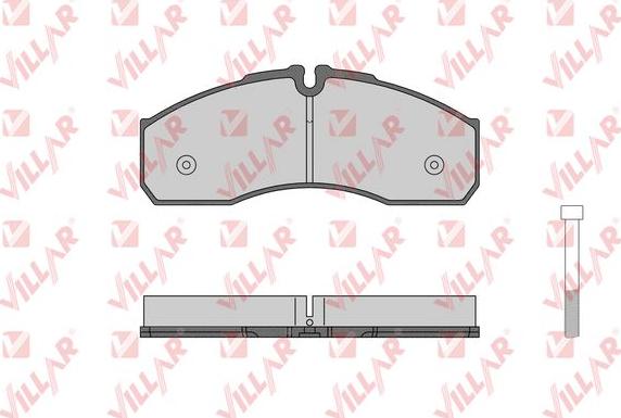 Villar 626.1462 - Bremsbelagsatz, Scheibenbremse alexcarstop-ersatzteile.com