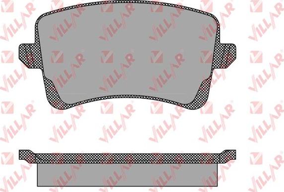 Villar 626.1489 - Bremsbelagsatz, Scheibenbremse alexcarstop-ersatzteile.com