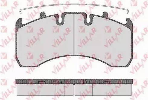 Villar 626.1539 - Bremsbelagsatz, Scheibenbremse alexcarstop-ersatzteile.com