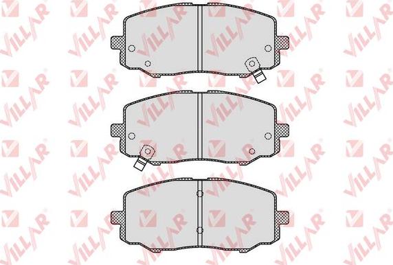 Villar 626.1633 - Bremsbelagsatz, Scheibenbremse alexcarstop-ersatzteile.com