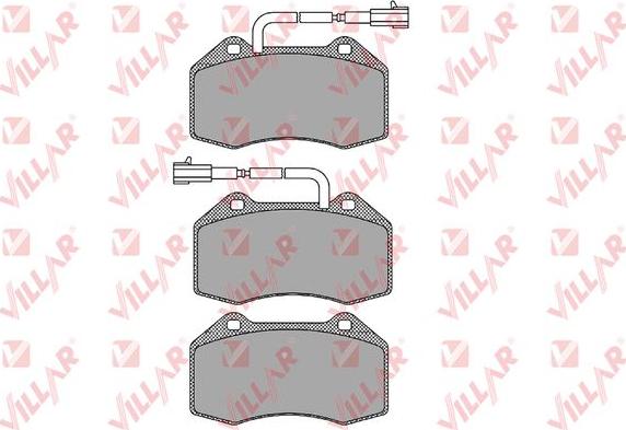 Villar 626.1671 - Bremsbelagsatz, Scheibenbremse alexcarstop-ersatzteile.com