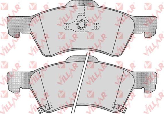 Villar 626.1006 - Bremsbelagsatz, Scheibenbremse alexcarstop-ersatzteile.com