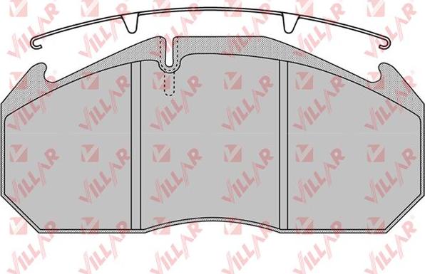 Villar 626.1152 - Bremsbelagsatz, Scheibenbremse alexcarstop-ersatzteile.com