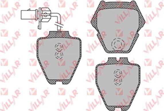 Villar 626.1121 - Bremsbelagsatz, Scheibenbremse alexcarstop-ersatzteile.com