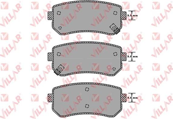 Villar 626.1344 - Bremsbelagsatz, Scheibenbremse alexcarstop-ersatzteile.com