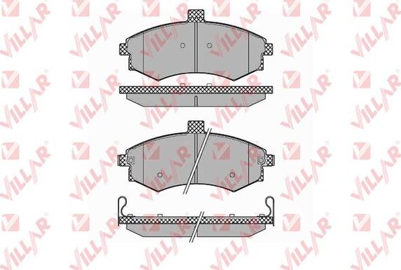 Villar 626.1374 - Bremsbelagsatz, Scheibenbremse alexcarstop-ersatzteile.com