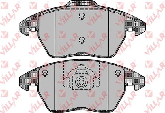 Villar 626.1248 - Bremsbelagsatz, Scheibenbremse alexcarstop-ersatzteile.com